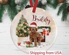 Labradoodle Christmas Ornament For Dog Lover -Labradoodle Memorial Gift- Labr...