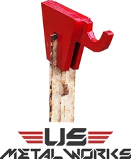 3/8 AR500 T post steel target hanger hook (2 Pack)