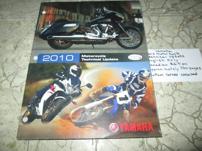#ad 2010 Yamaha Motorcycle technical update Manual Canadian edition $45.99