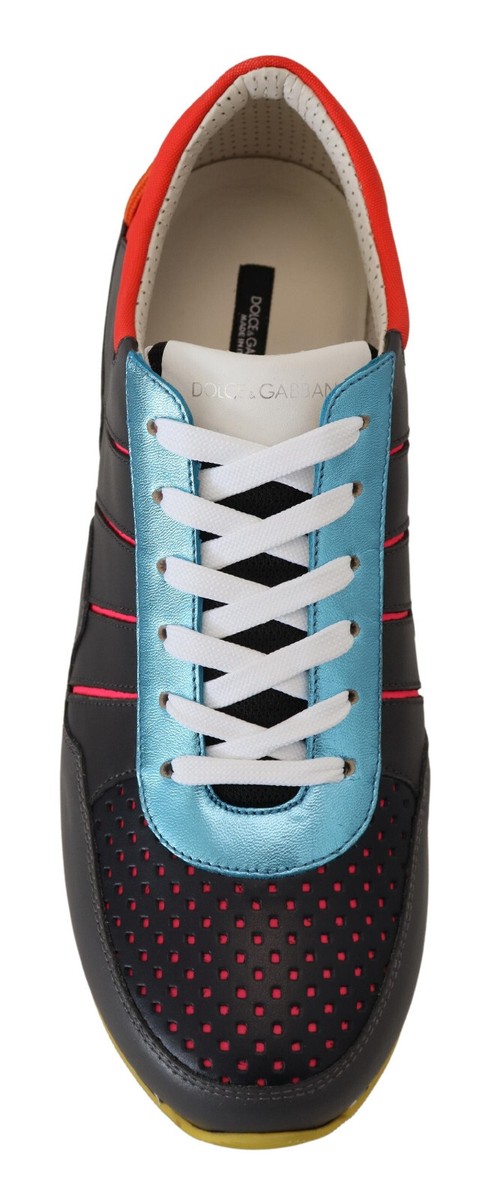 【送料&関税込】Dolce & Gabbana Multicolor Sneakers DOLCE & GABBANA Shoes Multicolor Miami Leather Low Top