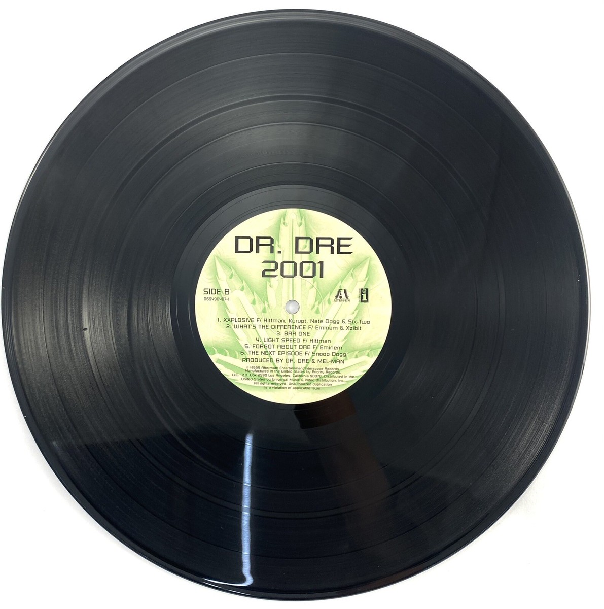 DR. DRE 2001 2LP VG+ 1999 Vinyl Record Aftermath/Interscope Hip