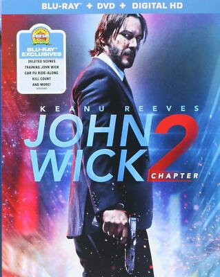 John Wick: Chapter 2 Keanu Reeves Chad Stahelski R Blu-ray Mystery & Thrillers