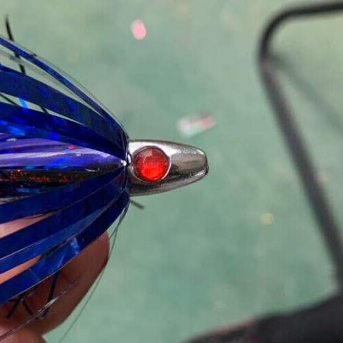 Green Black Mylar Seawitch KINGFISH MACKERAL Water Flash Fish - Foto 9