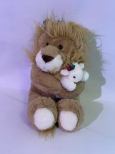 Vintage 1994 16" The Lion and the Lamb Commonwealth Christmas Plush Pair