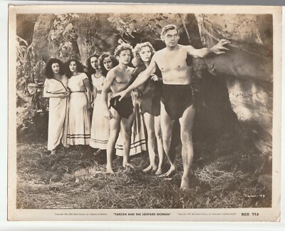 Original Studio issue still from Tarzan and the Leopard Woman from 1950s