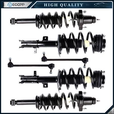 For 2011-2014 Chrysler 200 Front & Rear Complete Strut w/ Sway Bar Link Kit