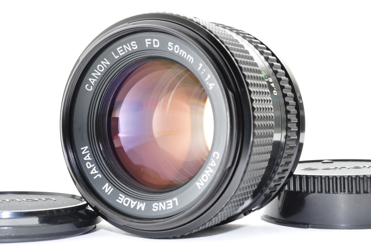 Canon New FD NFD 50mm F/1.4 Near MINT MF Standard Lens From Japan