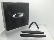 AUTHENTIC OAKLEY M-FRAME BLACK EAR SOCKS TEMPLE TIPS & NOSE PAD KIT NEW! 06-596