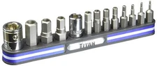 Titan Tools 13 pc. Tamper Resistant Metric Hex Bit Socket Set (16136)