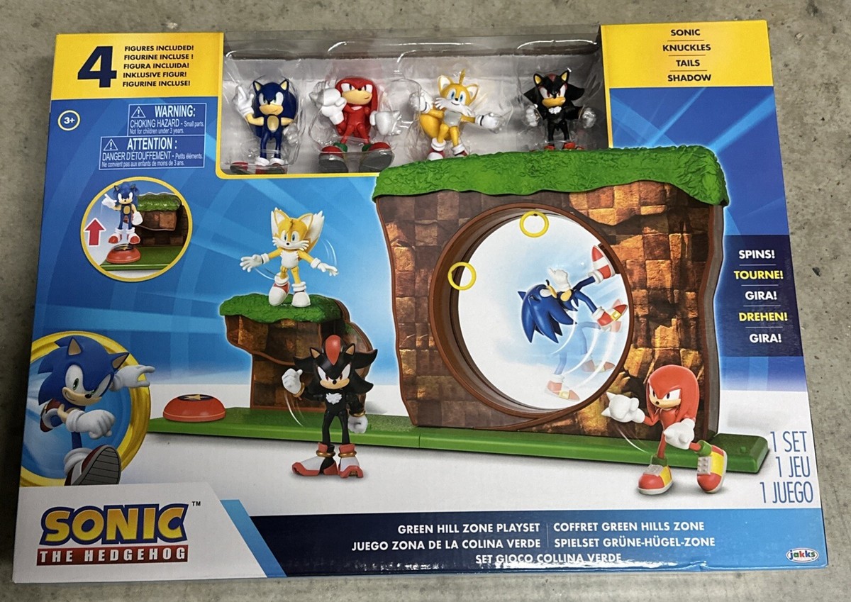 Green Hill Zone Playset [Includes Sonic, Knuckles, Tails & Shadow