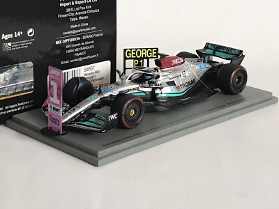 Spark S8557 Mercedes-AMG W13 E George Russell 1st Win F1 Brazilian GP 2022 1:43