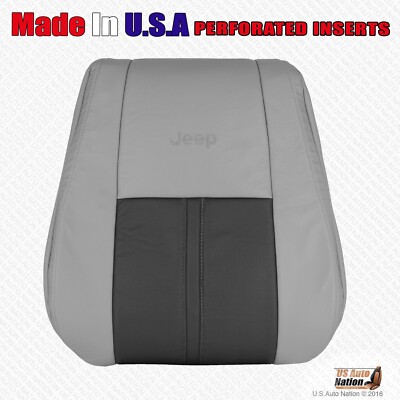 2005-2007 For Jeep Grand Cherokee Leather Perf. Driver Top Cover 2-Tone Gray