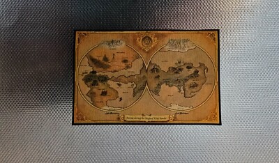 Masters Of The Universe Figure Scale Map Of Eternia
