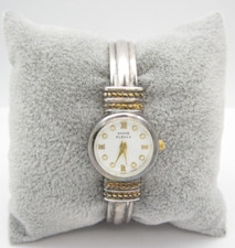 Women Anne Klein II Quartz WR Analog Dial Round Bangle Watch H67 "New Battery"
