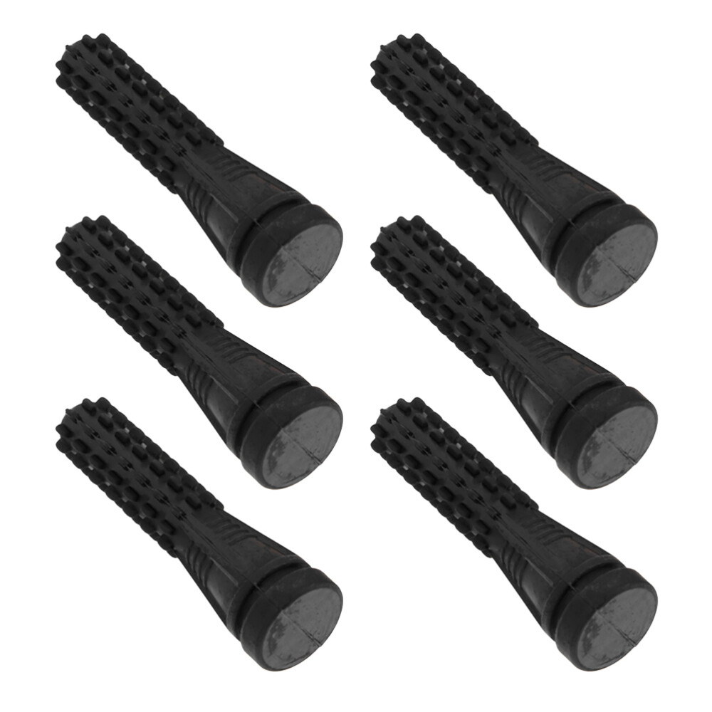 6Pcs Chicken Plucker Drill Attachment Poultry Plucking Fingers Removal