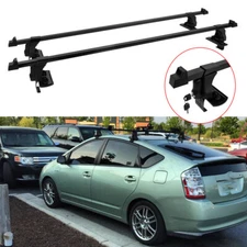 52"Car Luggage Kayak Cargo Carrier Top Roof Rack Rail Cross Bar For Toyota Prius