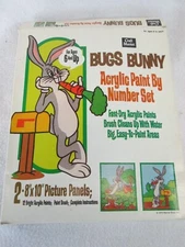 Vintage 1976 Craft Master Paint by Number set Bugs Bunny #6804