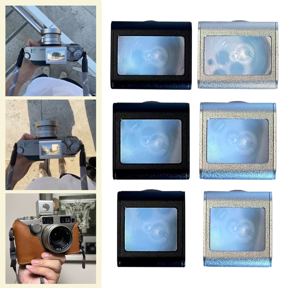 For Contax G1 G2 G28/G35/G45 Waist level viewfinder focal length