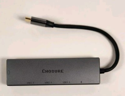 Chosure USB C Hub 5 in 1 USB C Splitter Thunderbolt 3 Hub to HDMI Adapter (13B2)