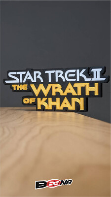 Star Trek 2 The Wrath Of Khan Logo Display Ideal Exo-6 Beena Studio