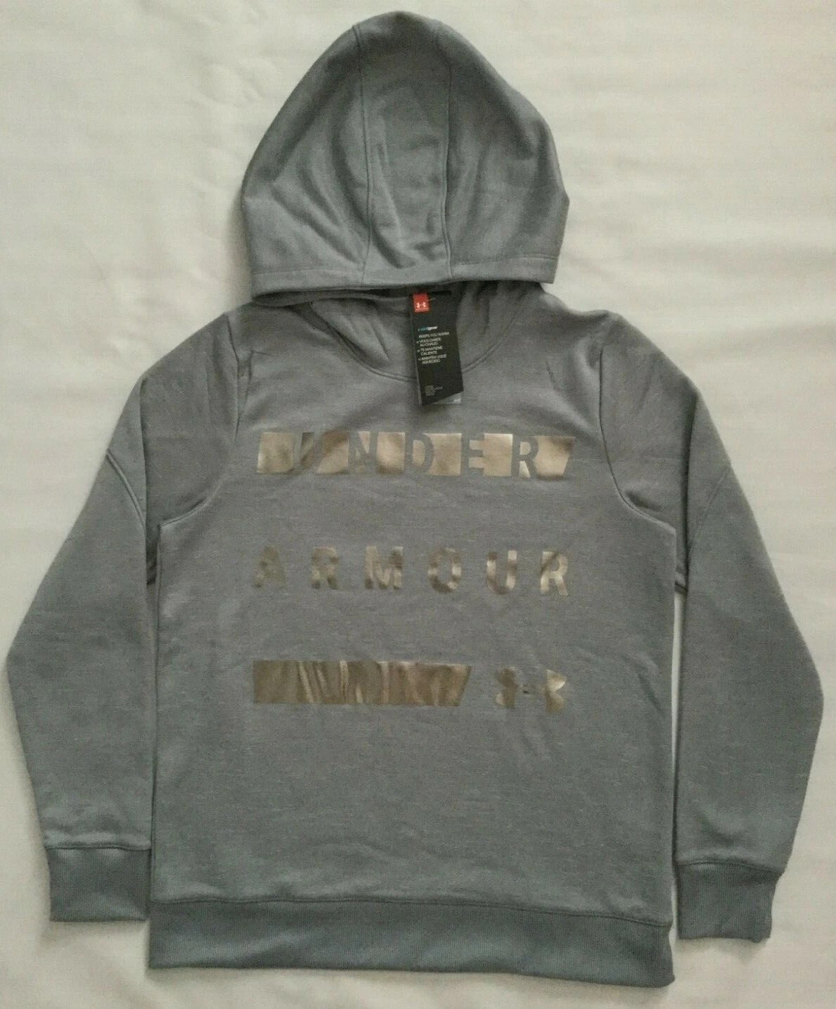 NWT Women's Under Armour Fleece ColdGear Hoodie Large 1321142 MSRP $55