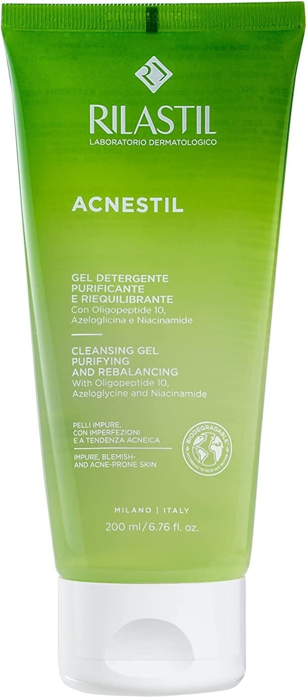 Rilastil Acnestil Gel detergente Purificante Riequilibrante Pelle Grassa Acneica