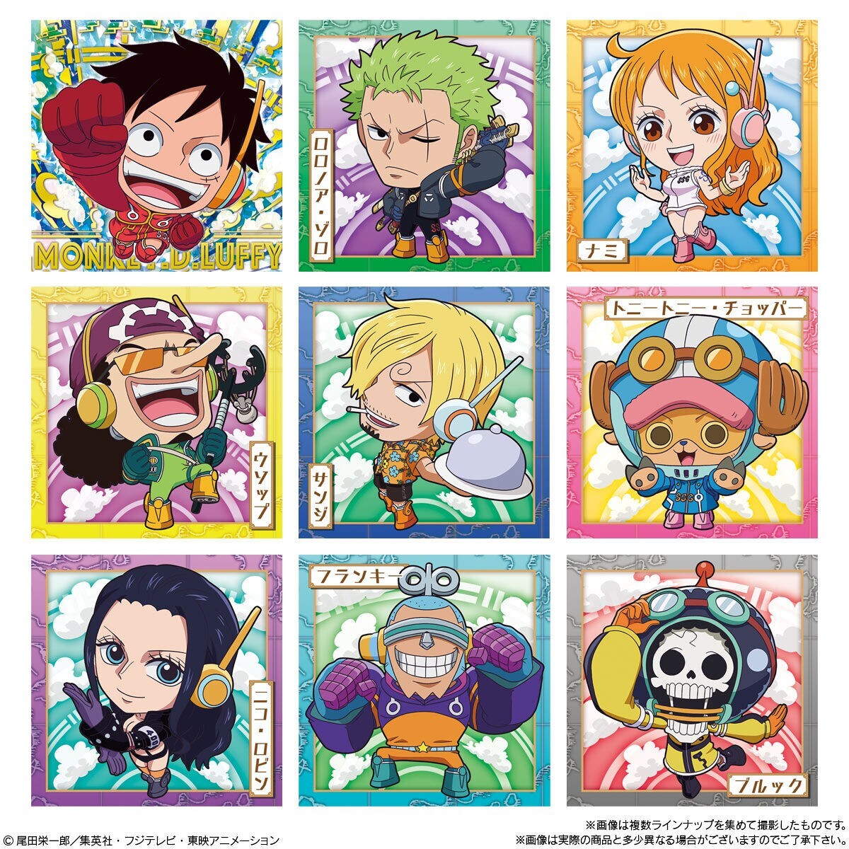 One Piece Seal Wafer Sticker LOG.8 Complete Set All 32 types