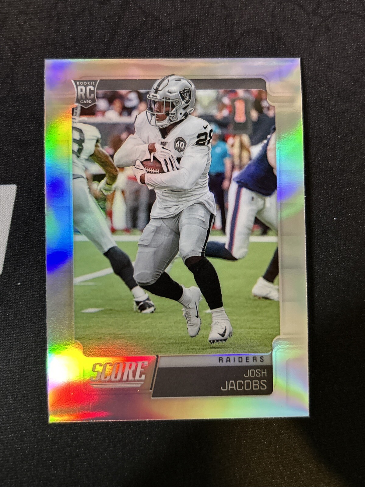 2019 Panini Chronicles Josh Jacobs Silver Prizm Raiders #457 (RC)