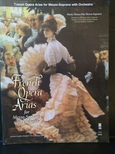 French Opera Areas Songbook Mezzo Soprano With Orchestra With CD VG