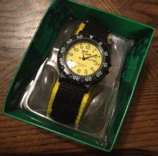 Jam Time Pool Party Watch. One Size Fits All New In Package Black & Yellow