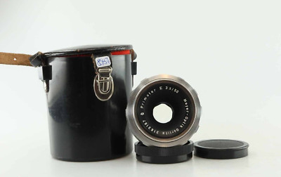 レンズ(単焦点) M42 PRIMOTAR E 50mm f3.5 MEYER OPTIK Meyer Görlitz Primotar E f3.5 50mm red V Objektiv Lens M42