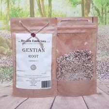 Gentian Root | Gentiana L | Loose Dried Cut Root