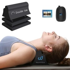 Neck and Shoulder Relaxer, Neck Stretcher Chiropractic Pillows for Pain Relie...