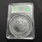 2024 $1 SILVER MORGAN DOLLAR CAC MS70 FIRST DELIVERY LABEL