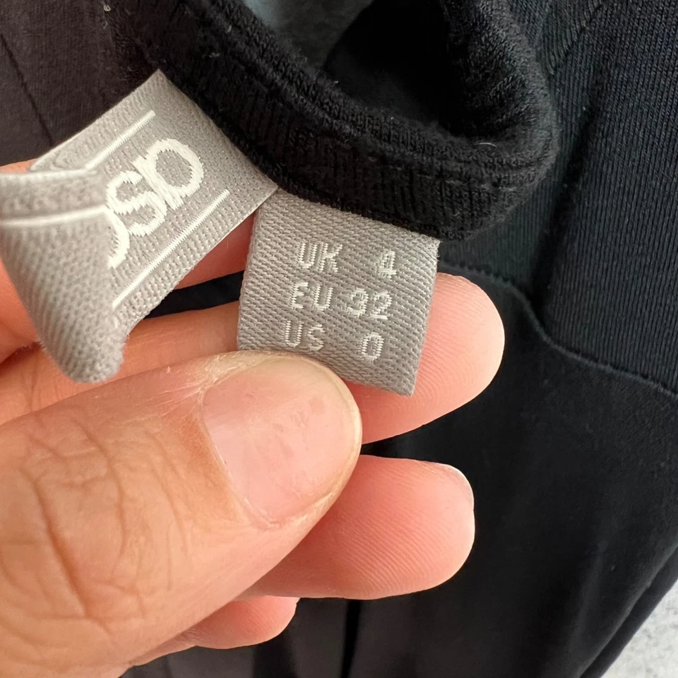 Mono halter negro para mujer talla 0 viscosa y elastano de ASOS Foto 4 de 4