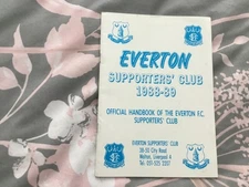 1988-89 EVERTON FC SUPPORTERS CLUB HANDBOOK