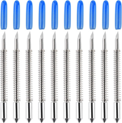 60 Degree Vinyl Cutter Blades Lettering Blade for Graphtec Cutting Plotter, Blue
