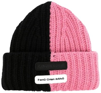 Canada Goose x Feng Chen Wang Arctic Cashmere Toque Pink Beanie Hat NEW MAGENTA