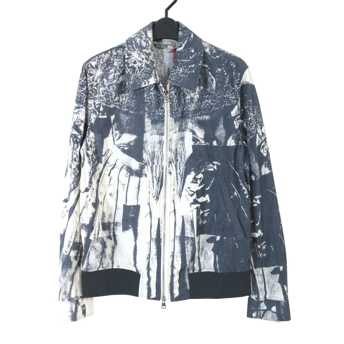 Alexander McQueen — Alexander McQUEEN 21SS Graphic Print Nylon Blouson Jacket Size:46 649965