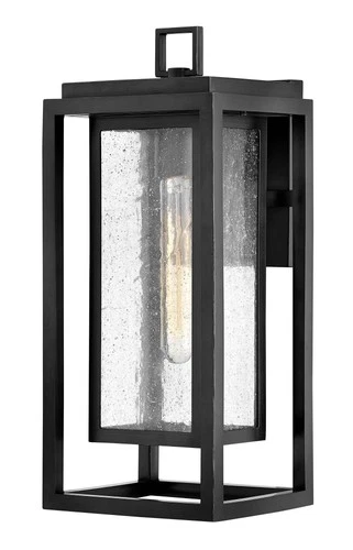 Hinkley Republic 16" Rectangular Marine Grade Black Outdoor Wall Light - Picture 3 of 7