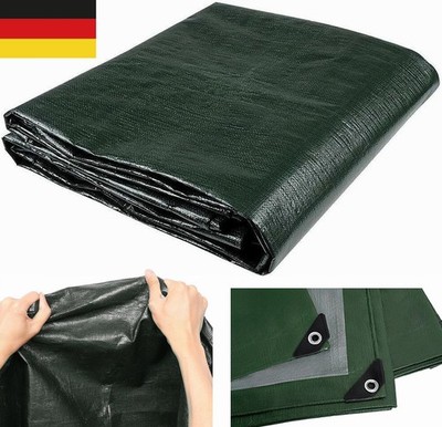 Gewebeplane Abdeckplane Bootsplane Ösen Schutzplane Gartenmöbel Auto 360g/m²