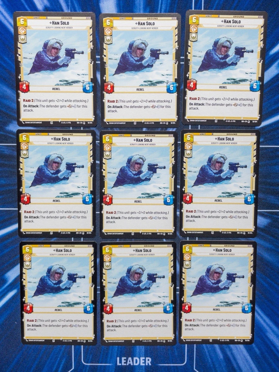 Star Wars CCG Han Solo Individual Collectible Card Game Cards in