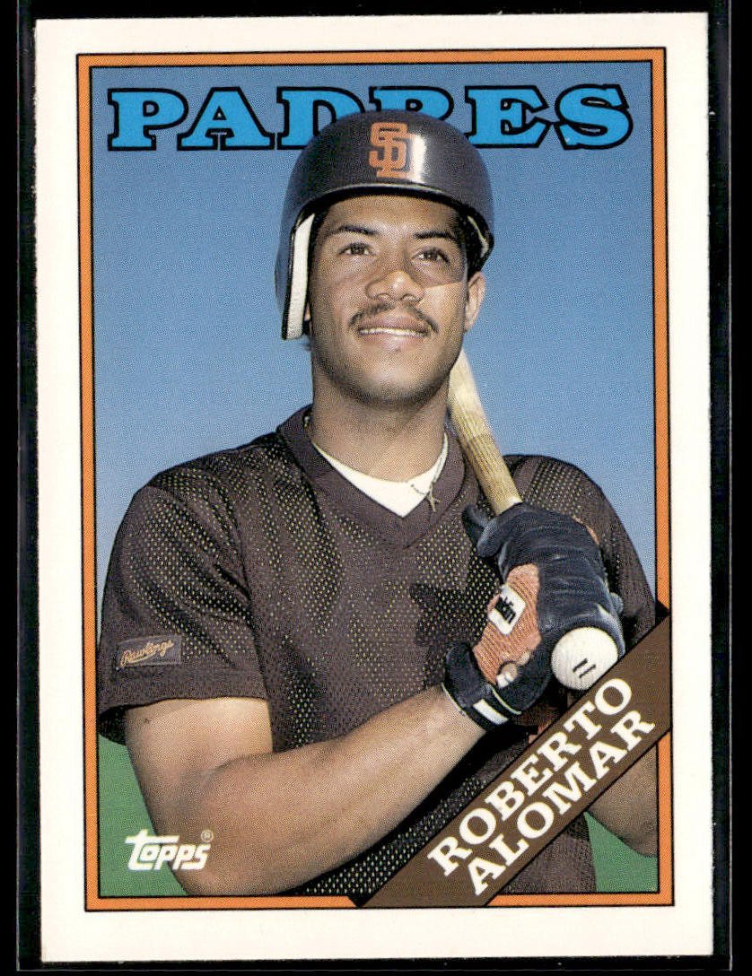 1988 Topps Traded #4T Roberto Alomar HOF Rookie Card RC
