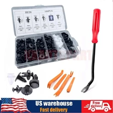 For Chrysler 100pcs Bumper Fender Liner Push Type Retainer Clips Fixing Fastener