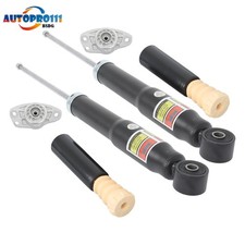 2x Stoßdämpfer + Domlager Anschlagpuffer hinten Für VW Golf V VI Seat