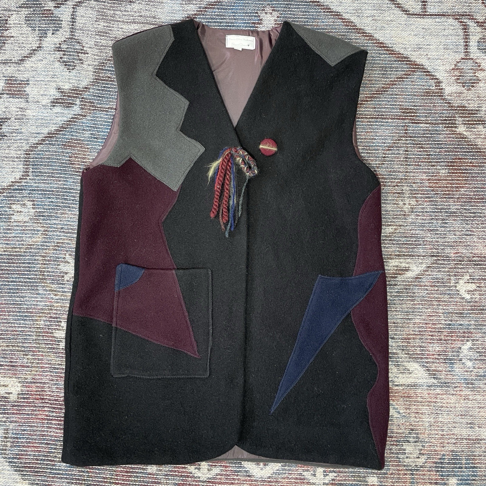 Nancy Ellen Andersen Start Over Patchwork Felted … - image 1