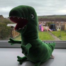Ty Peppa Pig Mr Dinosaur Plush Beanie George's Green Dinosaur 7in Soft Toy