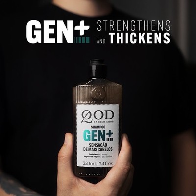 Gen+ QOD Strengthening Shampoo 220ml - QOD Barber Shop