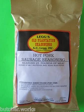 HOT Heat Old Plantation Pan Sausage Seasoning Blend #109 for Venison Pork 