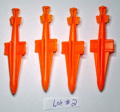 GI Joe ARAH Vintage 1986 H.A.V.O.C. MISSILES Set Of 4 Weapons Parts Lot # 2